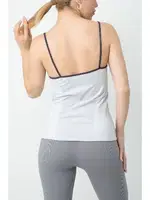 Gigotto Kadın Askılı Dantel Detaylı Atlet Miorre 001-001270 Gri görsel 4