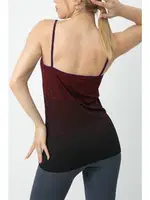 Gigotto Kadın Kalın İnce Askılı Tişört Miorre 001-001274 Bordo görsel 4