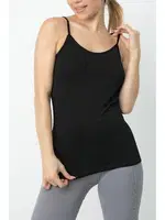 Gigotto Kadın Kalın İnce Askılı Tişört Miorre 001-001274 Siyah görsel 5