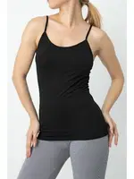 Gigotto Kadın Kalın İnce Askılı Tişört Miorre 001-001274 Siyah görsel 6