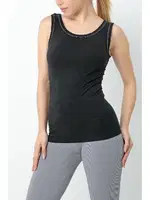 Gigotto Kadın Seamless Desenli Atlet Miorre 001-001258 Siyah