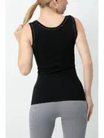 Gigotto Kadın Seamless Desenli Atlet Miorre 001-001258 Siyah farklı açı