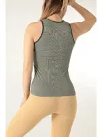 Gigotto Kadın Seamless Fitilli Atlet Miorre 001-001254 Yeşil görsel 6