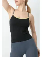 Gigotto Kadın Seamless Fitilli Atlet Miorre 001-001264 Siyah görsel 4