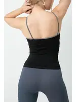 Gigotto Kadın Seamless Fitilli Atlet Miorre 001-001264 Siyah görsel 7