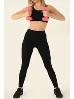 Gigotto Kadın Seamless Normal Bel Rahat Tayt Miorre 279-000008 Siyah