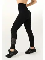 Gigotto Kadın Seamless Yüksek Bel File Detaylı Tayt Miorre 279-000005 Siyah görsel 6