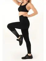 Gigotto Kadın Seamless Yüksek Bel File Detaylı Tayt Miorre 279-000005 Siyah görsel 7