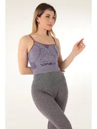 Miorre Gigotto Seamless Dantel Detaylı Spor Büstiyer Miorre 001-001213