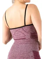 Gigotto Seamless Dantel Detaylı Spor Büstiyer Miorre 001-001213 Bordo görsel 5