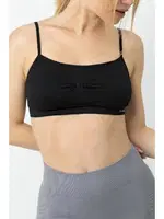 Gigotto Seamless İnce Ayarlanabilir Askılı Kapsız Büstiyer Miorre 002-001210 Siyah detay görünüm