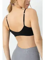 Gigotto Seamless İnce Ayarlanabilir Askılı Kapsız Büstiyer Miorre 002-001210 Siyah görsel 4