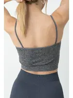 Gigotto Seamless Kabartma Desenli Büstiyer Miorre 002-000054 Gri görsel 8