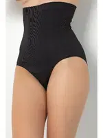 Gigotto Yüksek Bel Toparlayıcı Dikişsiz Seamless Külot Miorre 001-001231 Siyah detay görünüm