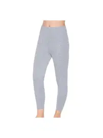 Yıldız Çamaşır Gri 3'lü Paket Likralı Battal Beden Uzun Kadın Tayt Yıldız 3637