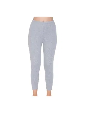 Yıldız Çamaşır Gri 3'lü Paket Likralı Battal Beden Uzun Kadın Tayt Yıldız 3637 - Alternatif Görünüm