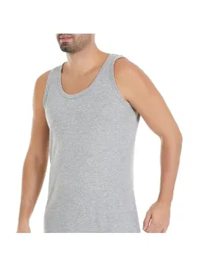 Yıldız Çamaşır Gri 6'lı Paket Pamuklu Ribana Erkek Atlet Yıldız 21