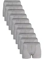 Gri Battal Büyük Beden Boxer 10lu Paket Arma Yıldız 9177 - 10 ADET Gri farklı açı