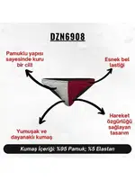 Gri Bordo Erkek Slip  Darkzone DZN6908 farklı açı
