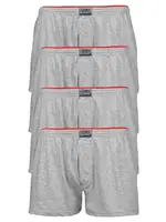 Gri Düğmeli Havlu Bel Boxer 4'lü Paket - Arma Yıldız 1140 - 4 ADET Gri