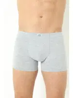 Gri Erkek Boxer Düz 3lü Paket Pamuklu Likralı Arma Yıldız 1170 - 3 ADET Gri farklı açı