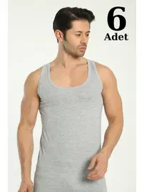 Arma Yıldız Gri Erkek Premium Atlet 6lı Paket Arma Yıldız 1001 - 6 ADET
