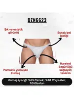 Gri Erkek Tanga  Darkzone DZN6623 farklı açı