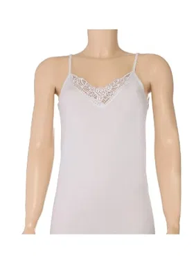 Yıldız Çamaşır Güpürlü İp Askılı Beyaz 3'lü Paket Pamuk Kadın Atlet Yıldız 2041