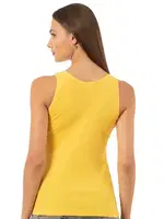 Güpürlü Pamuklu Ribana Dantelli Manolya Kadın Atlet Özkan 2001  Sarı görsel 16