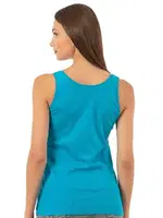 Güpürlü Pamuklu Ribana Dantelli Manolya Kadın Atlet Özkan 2001  Turkuaz görsel 9