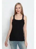 İnce Askılı Dantelli Siyah Atlet Arma Yıldız 3362 Siyah detay görünüm