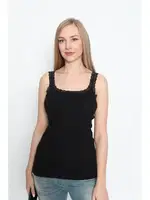 İnce Askılı Dantelli Siyah Atlet Arma Yıldız 3362 Siyah farklı açı