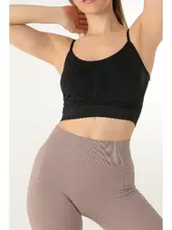 Miorre İnce Askılı Desteksiz Seamless Spor Sütyen Miorre 999-ZZ0126