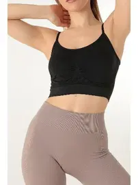 Miorre İnce Askılı Desteksiz Seamless Spor Sütyen Miorre 999-ZZ0126