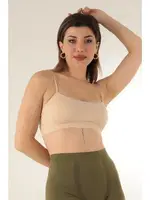 İnce Askılı Desteksiz Seamless Spor Sütyen Miorre 999-ZZ0126 Ten görsel 7