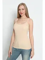 İnce Askılı Kadın Ten Dantelli Atlet 3lü Paket Arma Yıldız 3362 - 3 ADET Ten detay görünüm