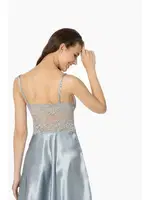 İnce Askılı Kaplı Saten Dantelli Gecelik Sabahlık Takımı Pierre Cardin 4265  görsel 7