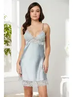 İnce Askılı Saten Kısa Dantelli Kadın Gecelik Pierre Cardin 890  görsel 17