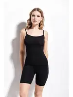 İp Askılı Kadın Atlet Kolcu 2501 Siyah görsel 4