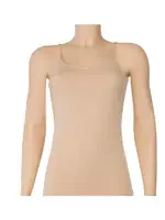 İp Askılı Ten 3'lü Paket Likralı Kadın Atlet Yıldız 2172 Ten