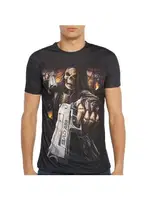 3D İskelet Desenli Kısa Kollu Erkek Tişört Darkzone 8330 Görsel detay görünüm