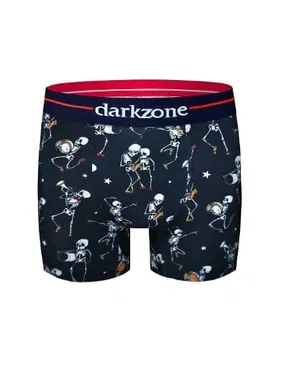 Darkzone İskelet Desenli Siyah Boxer (Dijital Baskılı) Darkzone DZN2067