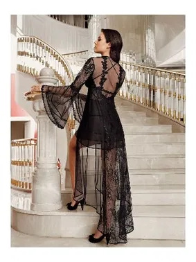 İmaj İspanyol Kollu 2li Tül Fantazi Gecelik Takımı İmaj 4208 - Alternatif Görünüm