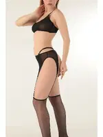 Jartiyerli Fantezi 4 Parça Bralet Takım DoReMi 002-001512 Siyah görsel 8