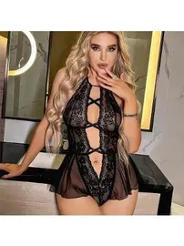 Jesica Bella Jesica Bella Fantezi Siyah Gecelik Takım E-0030