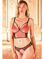 Desteksiz Kadife Balensiz Dolgusuz Bralet Sütyen Takım Anıl 4234