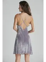 Kadife Saten Derin V Yaka Kısa Kadın Gecelik Pierre Cardin 840 görsel 11