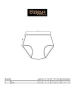 Kadın 10lu Paket Ribana Esnek Pamuklu Yüksek Bel Bato Külot Özkan 0305 Siyah görsel 14