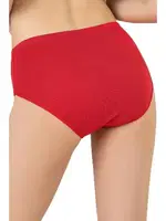 Kadın 10lu Paket Ribana Esnek Pamuklu Yüksek Bel Bato Külot Özkan 0305 Kırmızı görsel 6