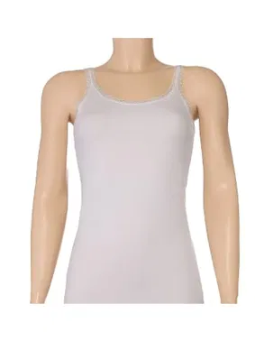 Yıldız Çamaşır Kadın Beyaz 3'lü Paket Likralı Askıları Dantelli Atlet Yıldız 2280